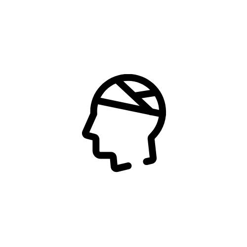 Traumatic Brain Injury Lawyers Icon for wrapped head trauma. If you or a loved one has suffered a brain injury in Texas as the result of someone else's negligence, call Texas Personal Injury Group for a Free Consultation.